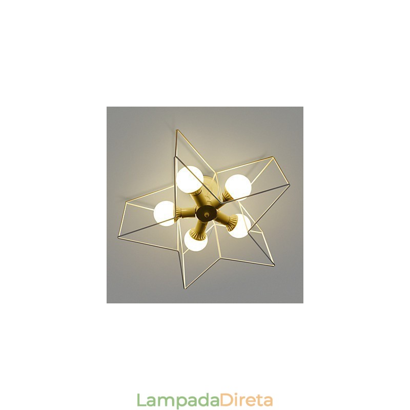 3W Vintage Country Pintura Metal Pendente Luz Garagem