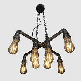 Luminária de loft desempenha o papel de vento industrial criativo restaurando antigas formas de conduíte droplight