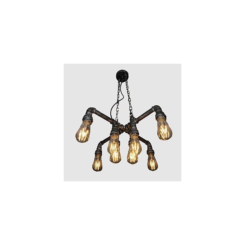 Luminária de loft desempenha o papel de vento industrial criativo restaurando antigas formas de conduíte droplight