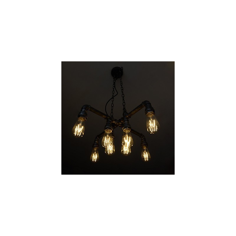 Luminária de loft desempenha o papel de vento industrial criativo restaurando antigas formas de conduíte droplight