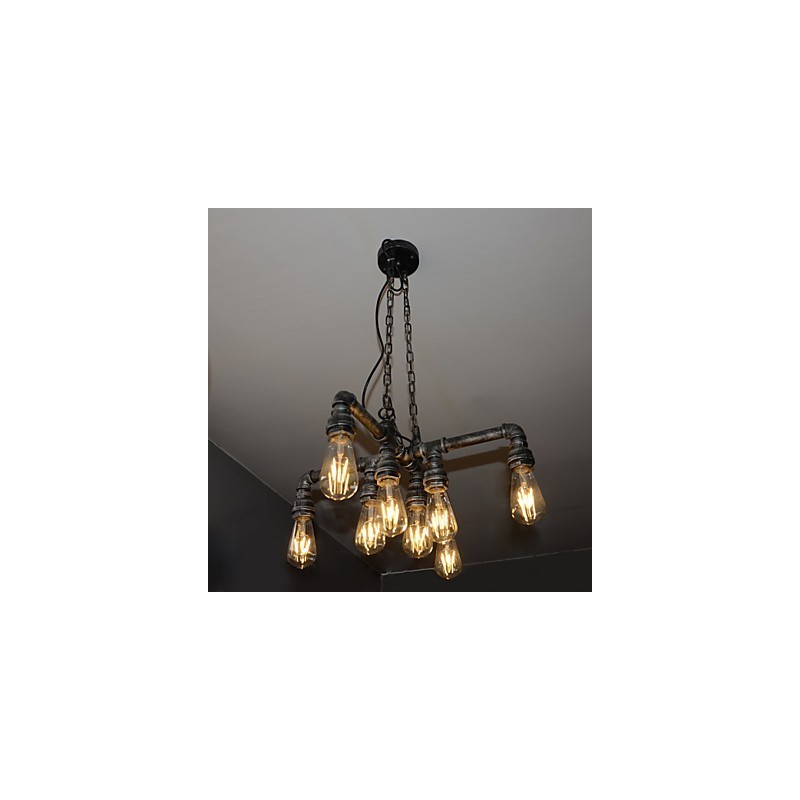 Luminária de loft desempenha o papel de vento industrial criativo restaurando antigas formas de conduíte droplight