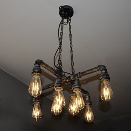 Luminária de loft desempenha o papel de vento industrial criativo restaurando antigas formas de conduíte droplight