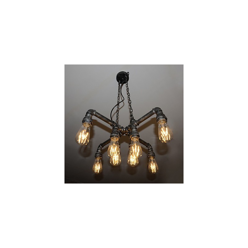 Luminária de loft desempenha o papel de vento industrial criativo restaurando antigas formas de conduíte droplight
