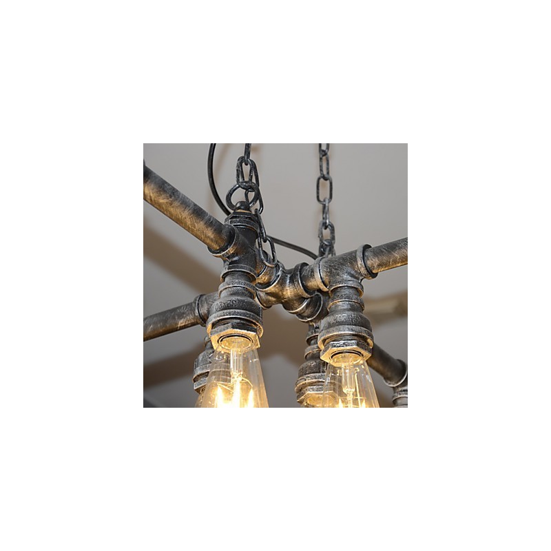 Luminária de loft desempenha o papel de vento industrial criativo restaurando antigas formas de conduíte droplight