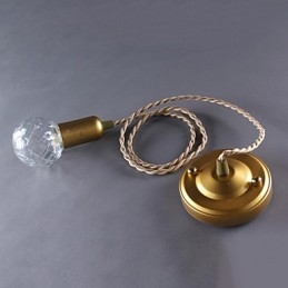 Luminária pendente moderna contemporânea vintage estilo mini dourada de metal