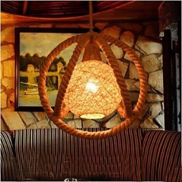 O lustre Retro Industrial Wind rope