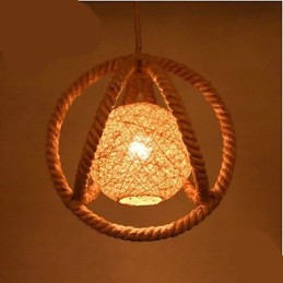 O lustre Retro Industrial Wind rope