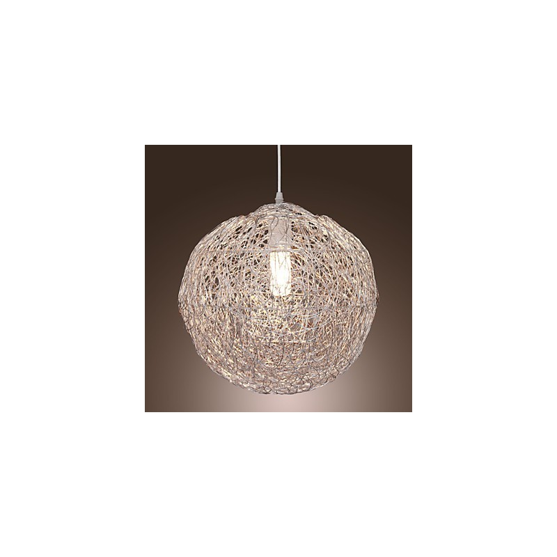 Luminária pendente moderna e contemporânea estilo globo mini cromado