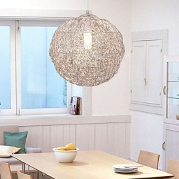 Luminária pendente moderna e contemporânea estilo globo mini cromado
