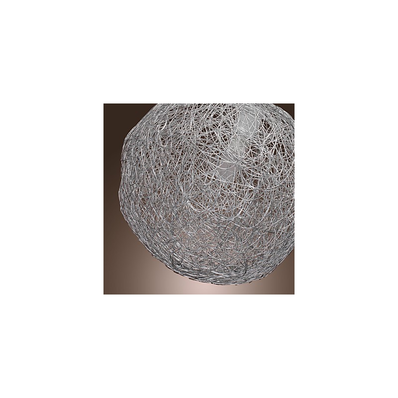 Luminária pendente moderna e contemporânea estilo globo mini cromado