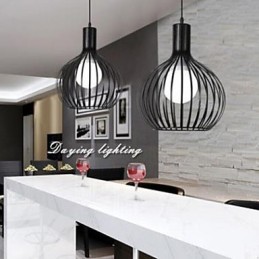 Refeições de ferro forjado Lustre Café Loja Granadas Droplight