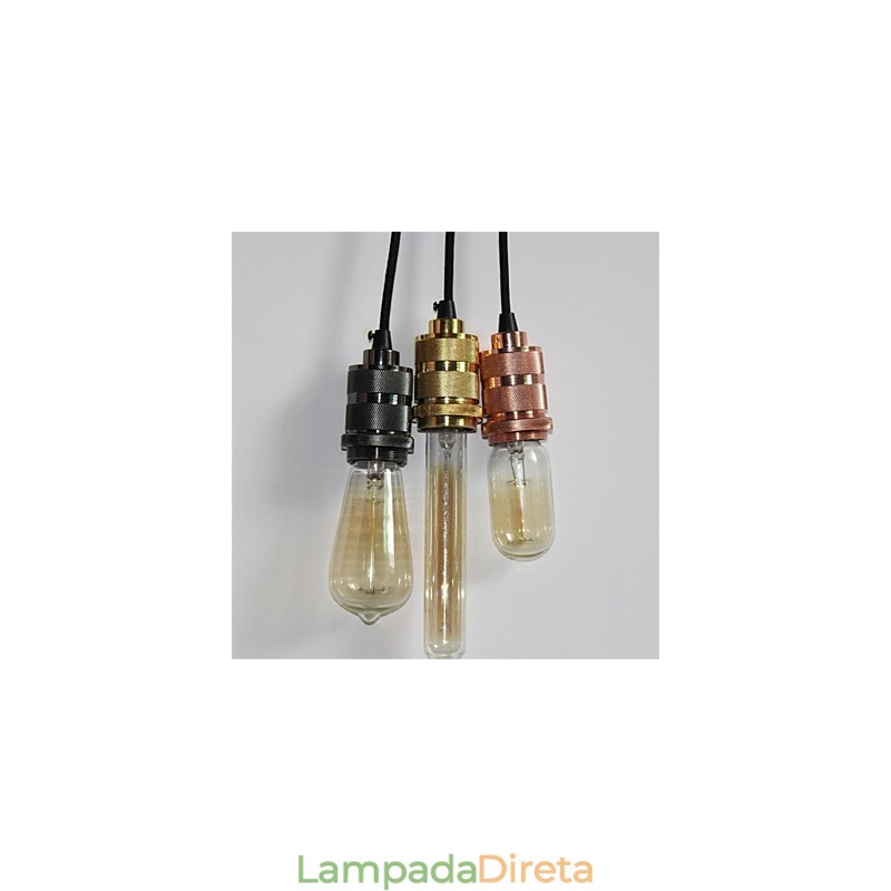 Pingente Americano Retro Simples de Cobre