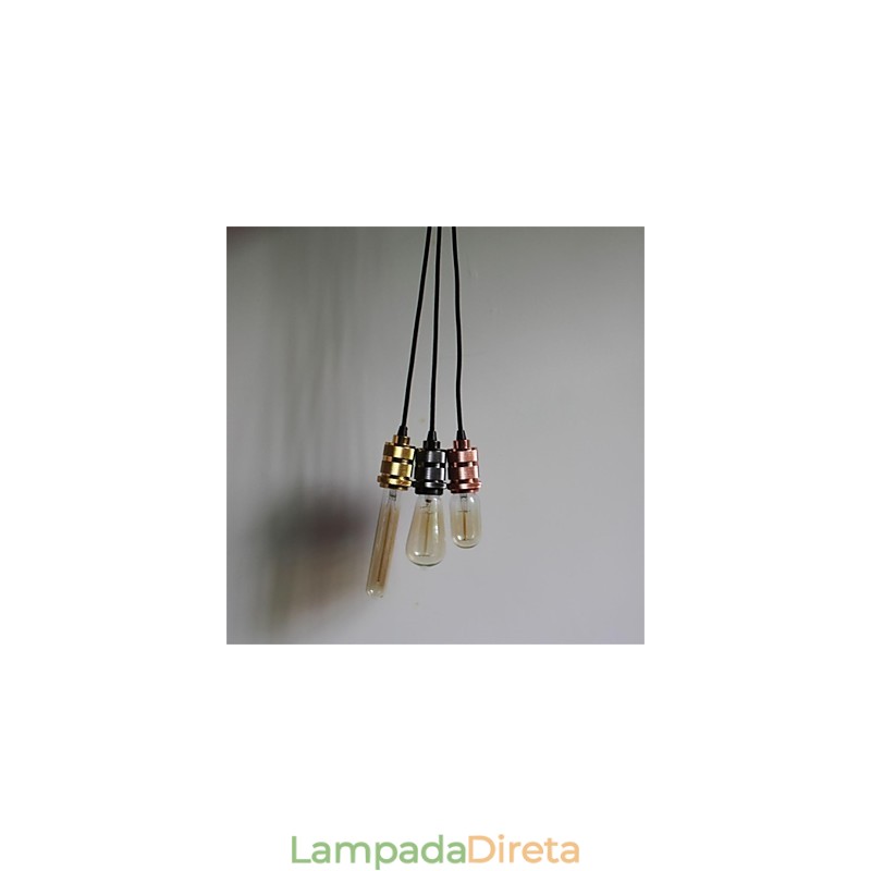 Pingente Americano Retro Simples de Cobre
