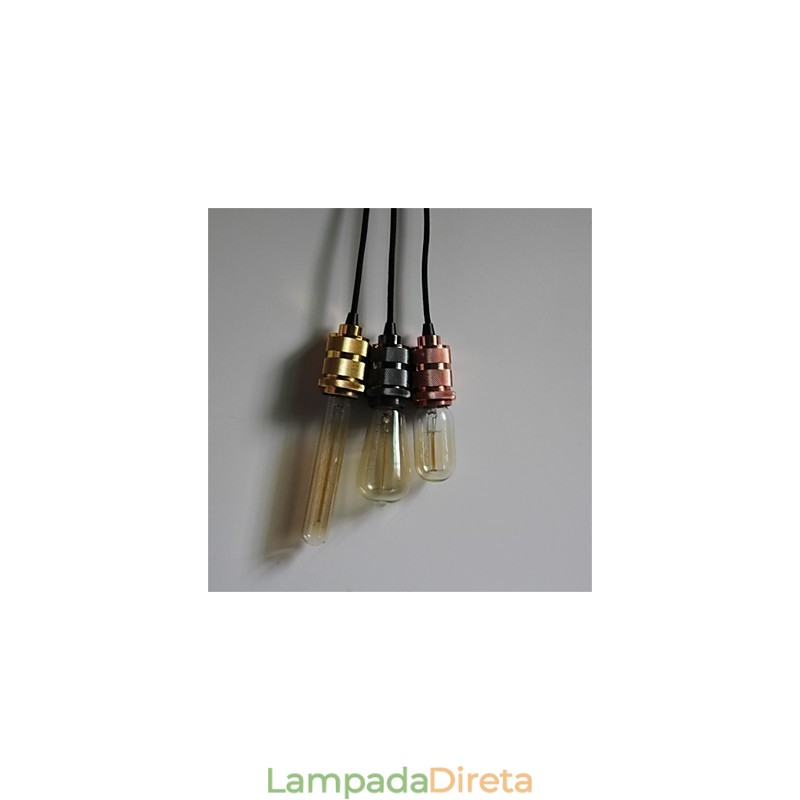 Pingente Americano Retro Simples de Cobre