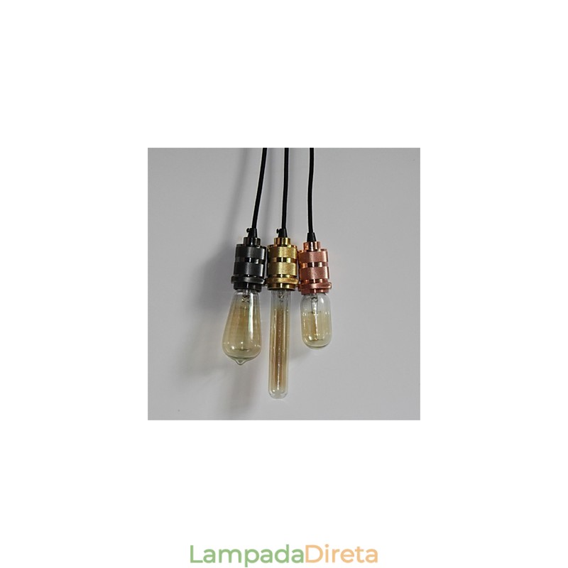 Pingente Americano Retro Simples de Cobre