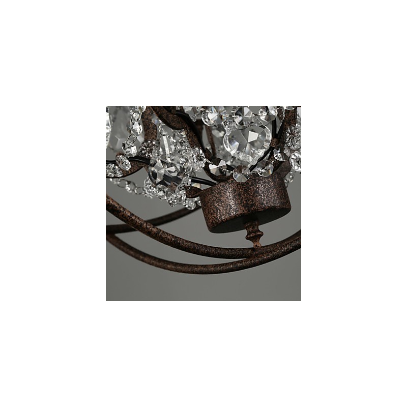 Lustre Cristal Tradicional Clássico Metal