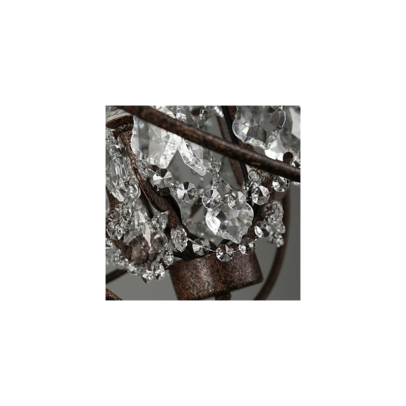 Lustre Cristal Tradicional Clássico Metal