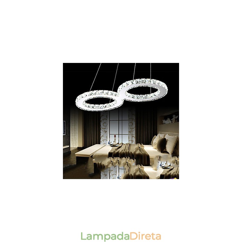 Luminárias de lustre de cristal para teto