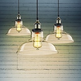 Luzes Pendentes Tradicionais Clássicas Vintage Retro Metal