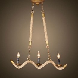 Tradicional Clássico Rústico Lodge Vintage Retro Country Antique Latão Metal Pendente Luz
