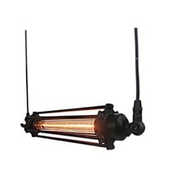 Lustre retrô loft, luminária pendente, luminária vintage clássica, luz de metal country