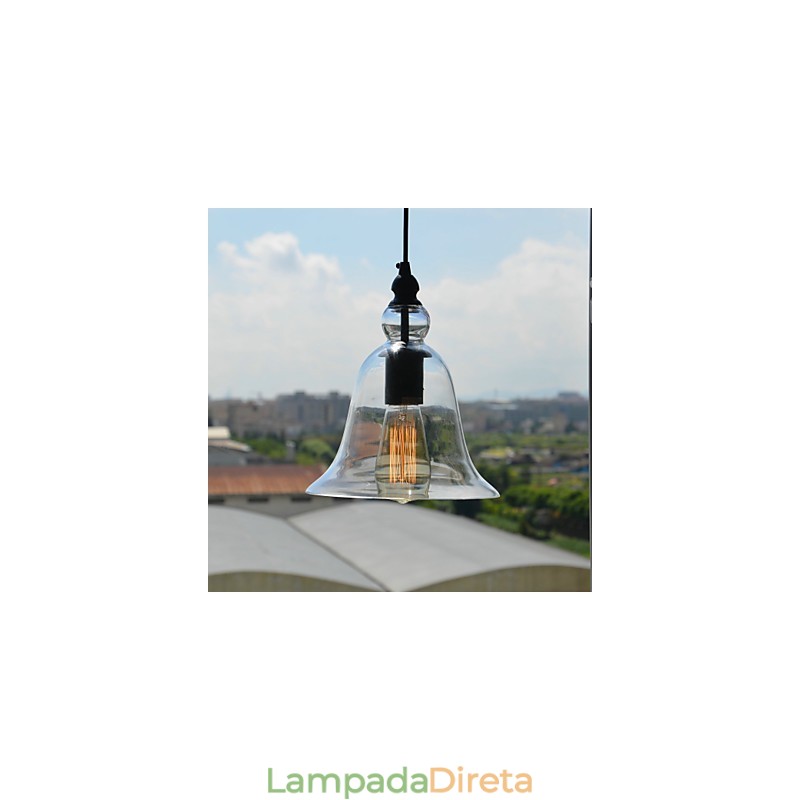 Luminária pendente estilo mini tigela vintage clássica tradicional