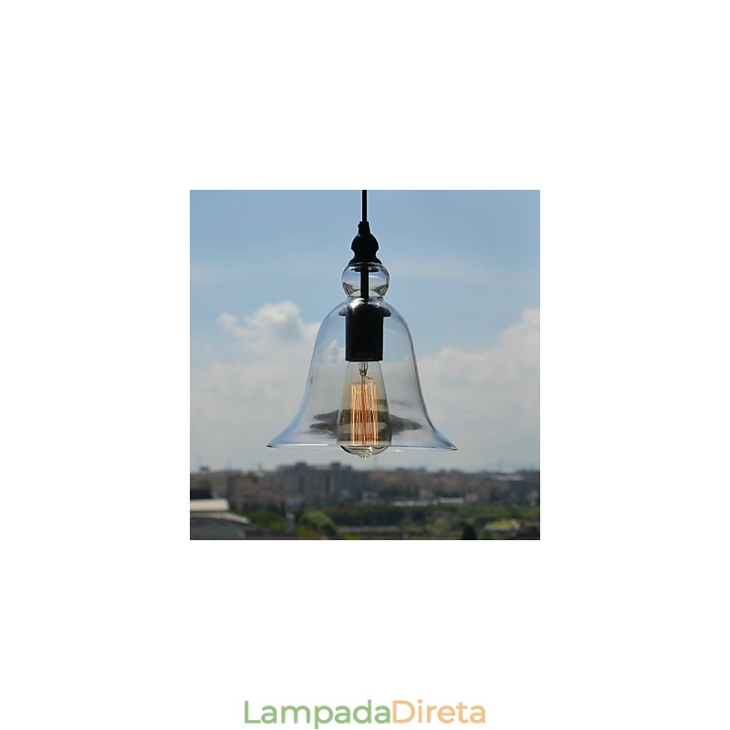 Luminária pendente estilo mini tigela vintage clássica tradicional
