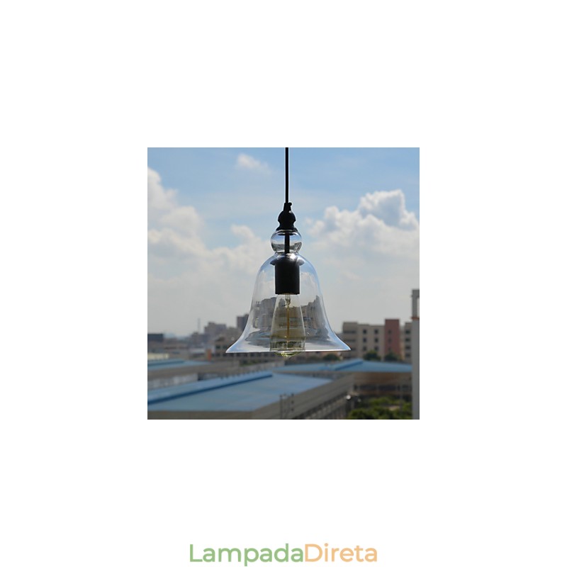 Luminária pendente estilo mini tigela vintage clássica tradicional