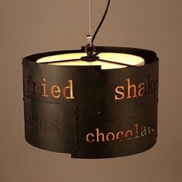 LOFT Modern Fashion Nordic Art Creative Tecido Luminária Pendente Cafe Lamp Luminária Pendente Dia 35cm