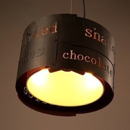 LOFT Modern Fashion Nordic Art Creative Tecido Luminária Pendente Cafe Lamp Luminária Pendente Dia 35cm