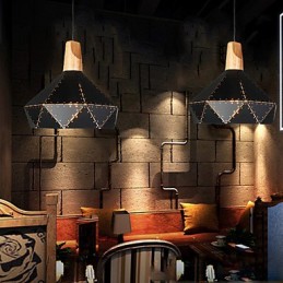 Retro Classic Metal Ceiling Lights Simples Luminárias Pendentes Café Luminária Pendente
