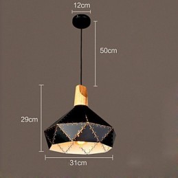 Retro Classic Metal Ceiling Lights Simples Luminárias Pendentes Café Luminária Pendente