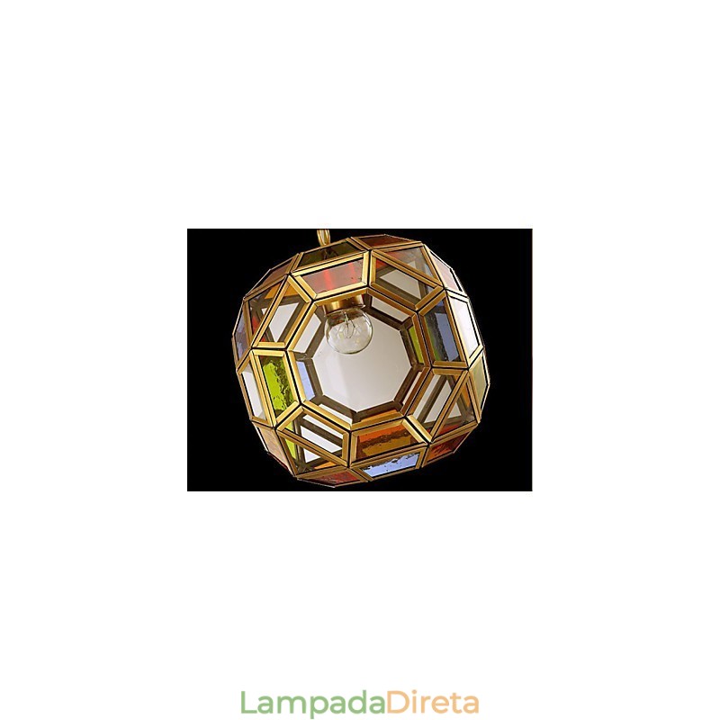 Luzes de lâmpada de varandaLâmpada de varanda Lustre de cobre pequeno exótico