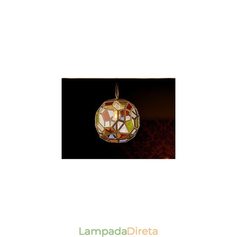 Luzes de lâmpada de varandaLâmpada de varanda Lustre de cobre pequeno exótico