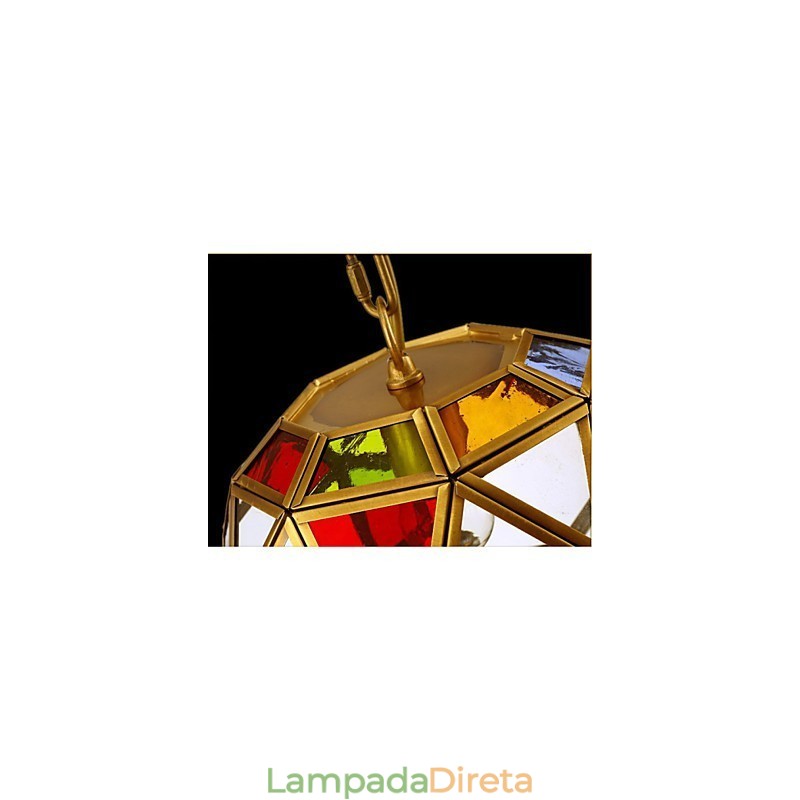 Luzes de lâmpada de varandaLâmpada de varanda Lustre de cobre pequeno exótico