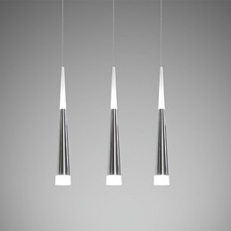 Luminárias pendentes modernas contemporâneas para jantar infantil de metal com dossel longo