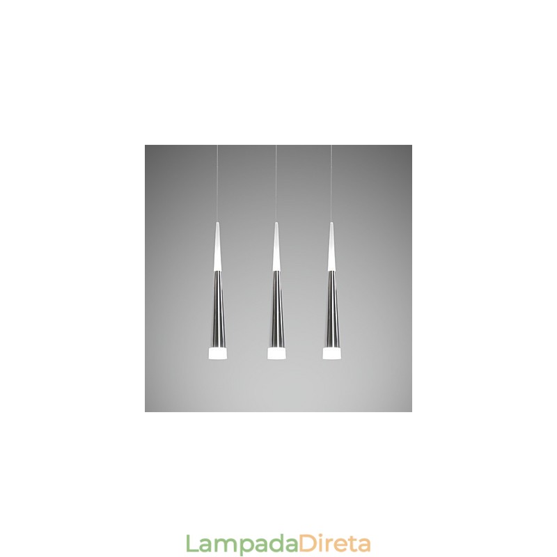Luminárias pendentes modernas contemporâneas para jantar infantil de metal com dossel longo