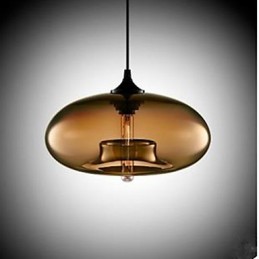 O lustre circular de vidro