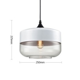 A loja Nordic Creative Stair Shop'S Art Wrought Iron Glass Chandelier Lamp