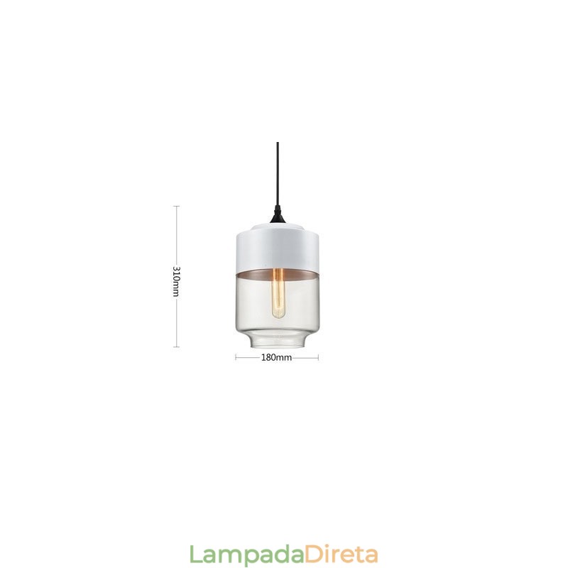 A loja Nordic Creative Stair Shop'S Art Wrought Iron Glass Chandelier Lamp