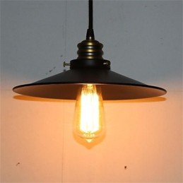 Lustre de ferro americano retrô de cabeça única