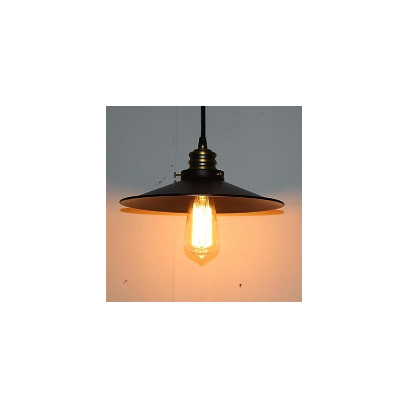 Lustre de ferro americano retrô de cabeça única