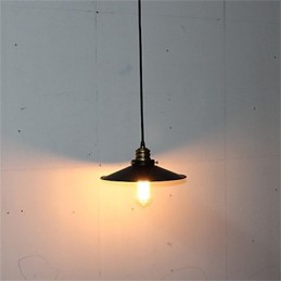 Lustre de ferro americano retrô de cabeça única