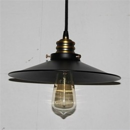 Lustre de ferro americano retrô de cabeça única