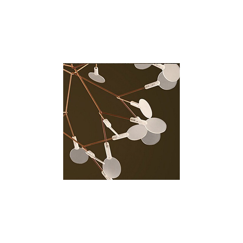 Country Designers Lustre de metal de latão antigo