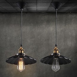 Luminária pendente estilo europeu clássico retrô, luminária de metal com arte droplight