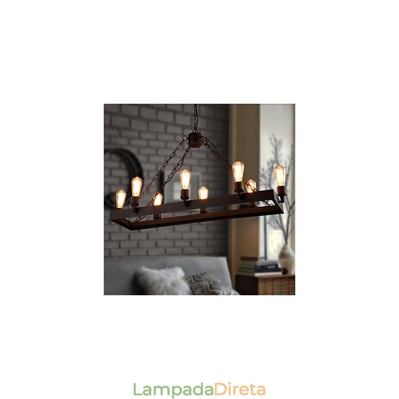 Lustre moderno retrô loft lustre americano country criativo industrial café lâmpada luzes