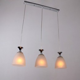 Luminária pendente moderna contemporânea estilo mini ilha cromada