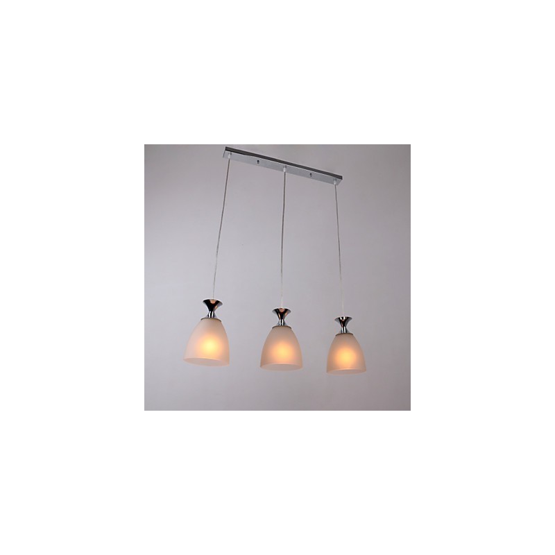Luminária pendente moderna contemporânea estilo mini ilha cromada