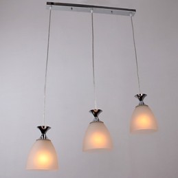 Luminária pendente moderna contemporânea estilo mini ilha cromada